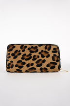 Portefeuille Edge - Motif Leopard Camel