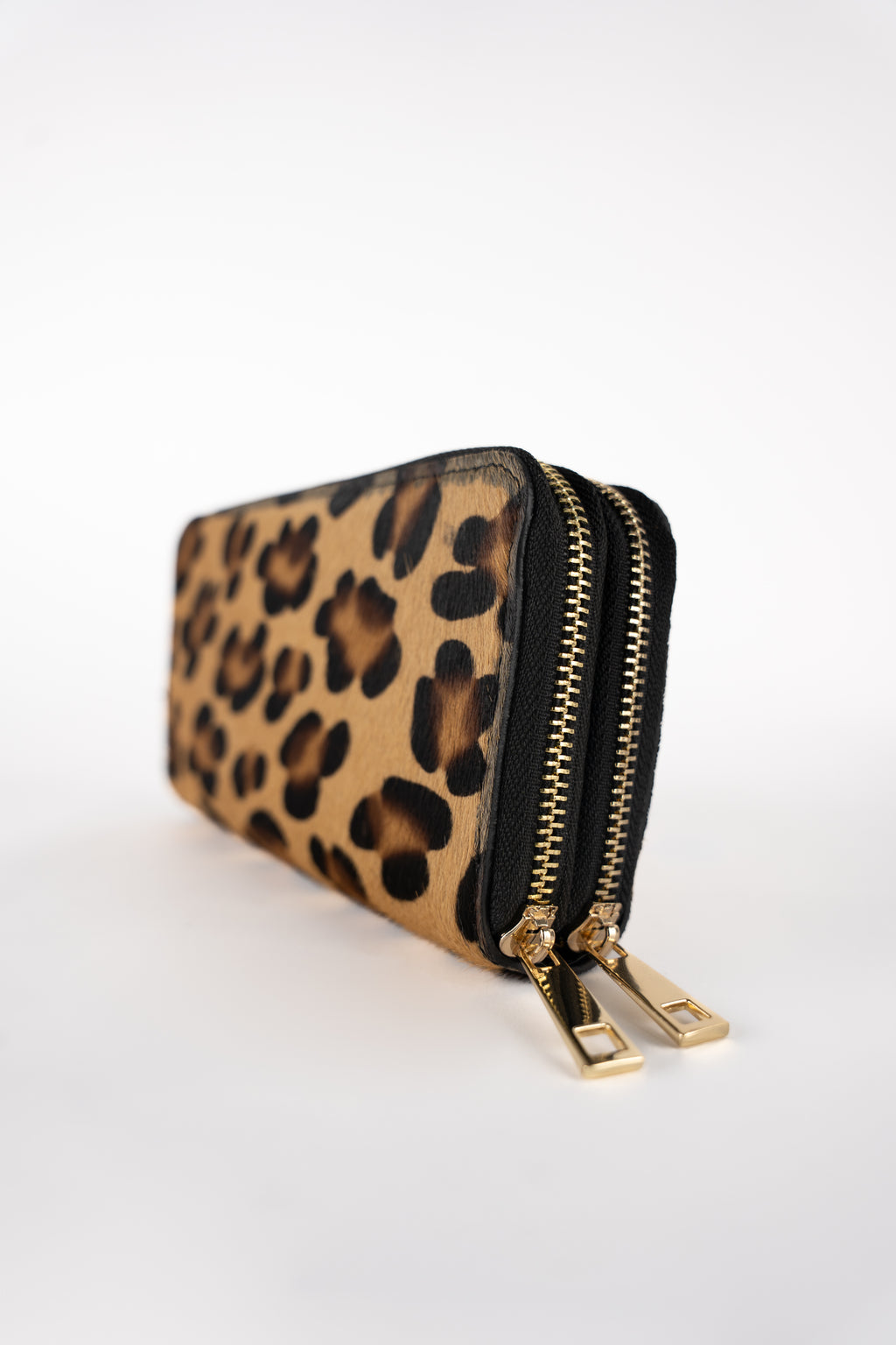 Portefeuille Edge - Motif Leopard Camel