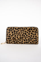 Portefeuille Edge - Motif Leopard Noir