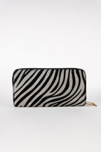 Portefeuille Edge - Motif Zebre Noir