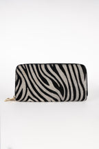 Portefeuille Edge - Motif Zebre Noir