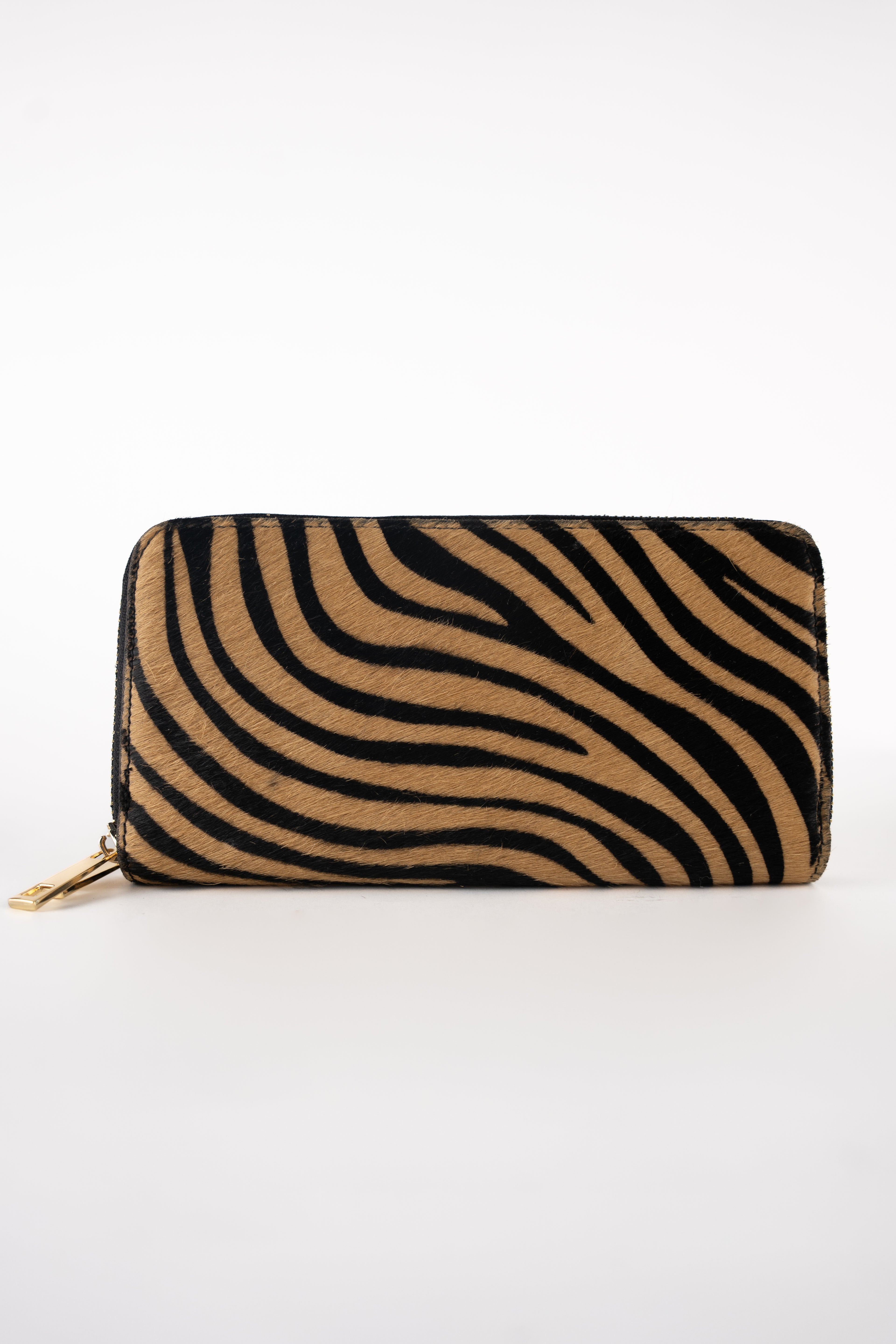 Edge Wallet - Camel Zebra Pattern
