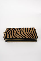 Edge Wallet - Camel Zebra Pattern