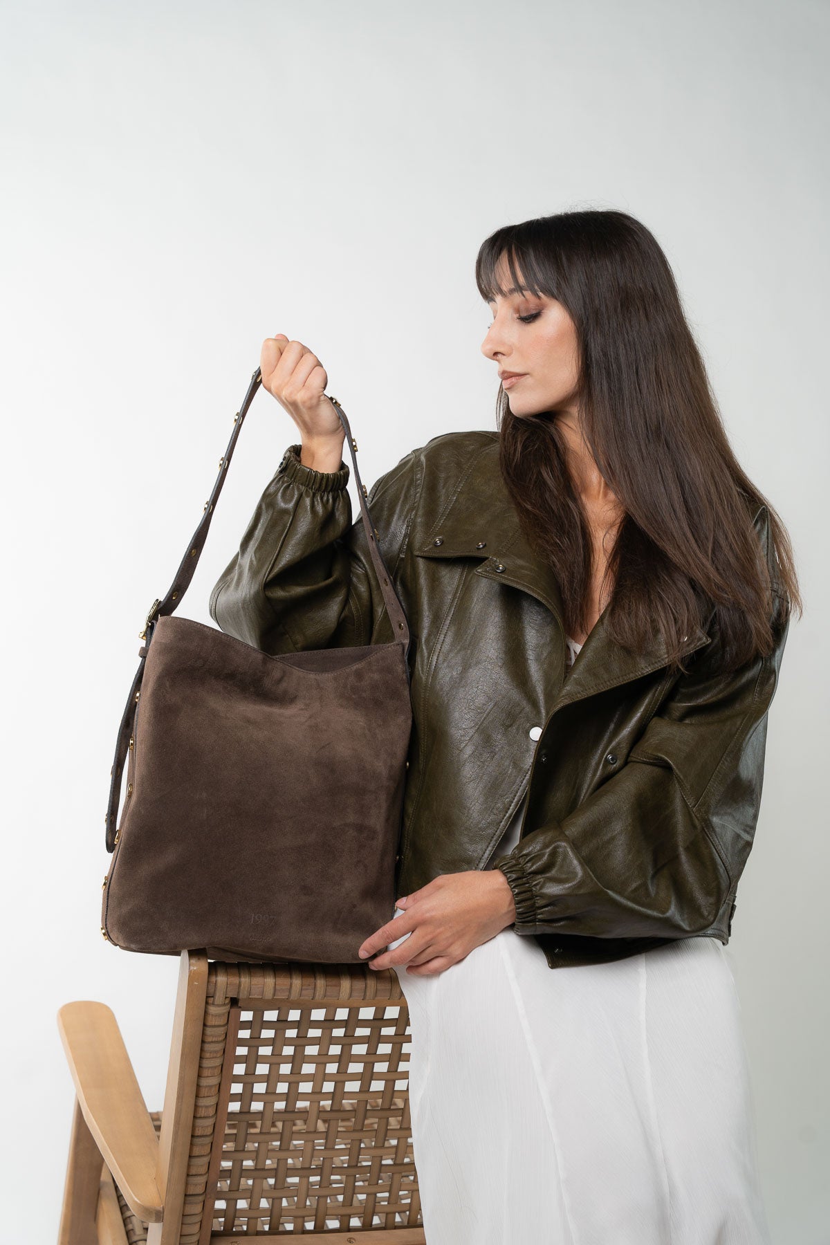 Sac Porte-Épaule Roots - Moka