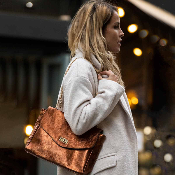 Bolso de hombro Maku - Bronce