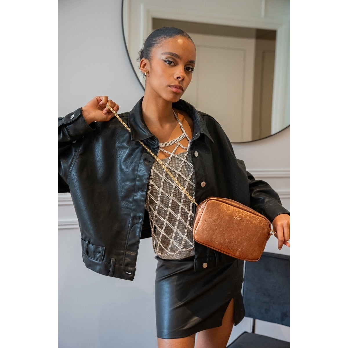 Sac En Bandoulière Amaia - Bronze