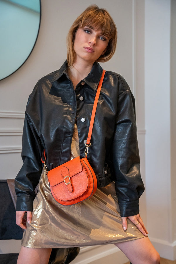 Sac En Bandoulière Polly - Orange Fonce