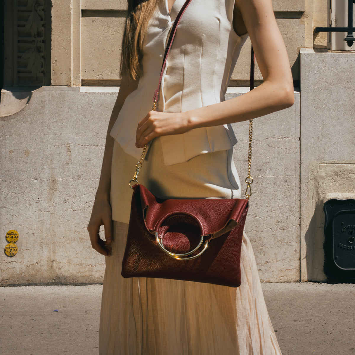 Jany Handbag - Burgundy
