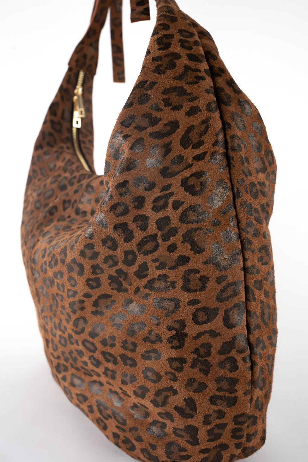 Sac Porte Epaule Kaelis - Motif Leopard Marrons