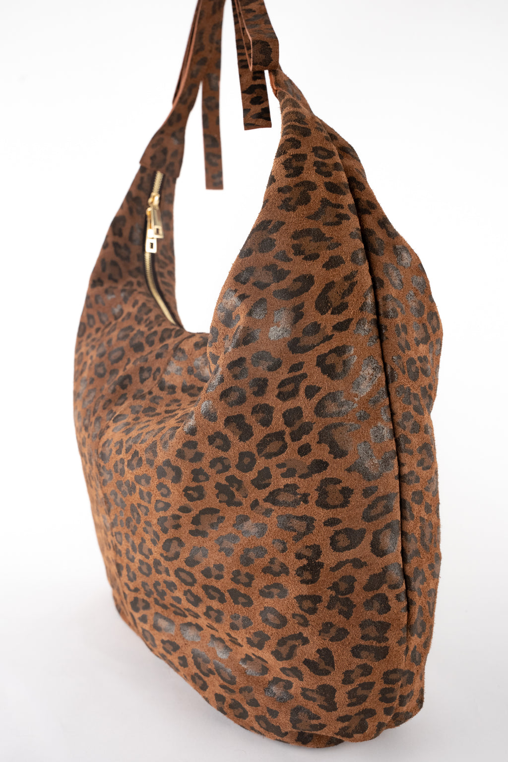 Sac Porte Epaule Kaelis - Motif Leopard Marrons