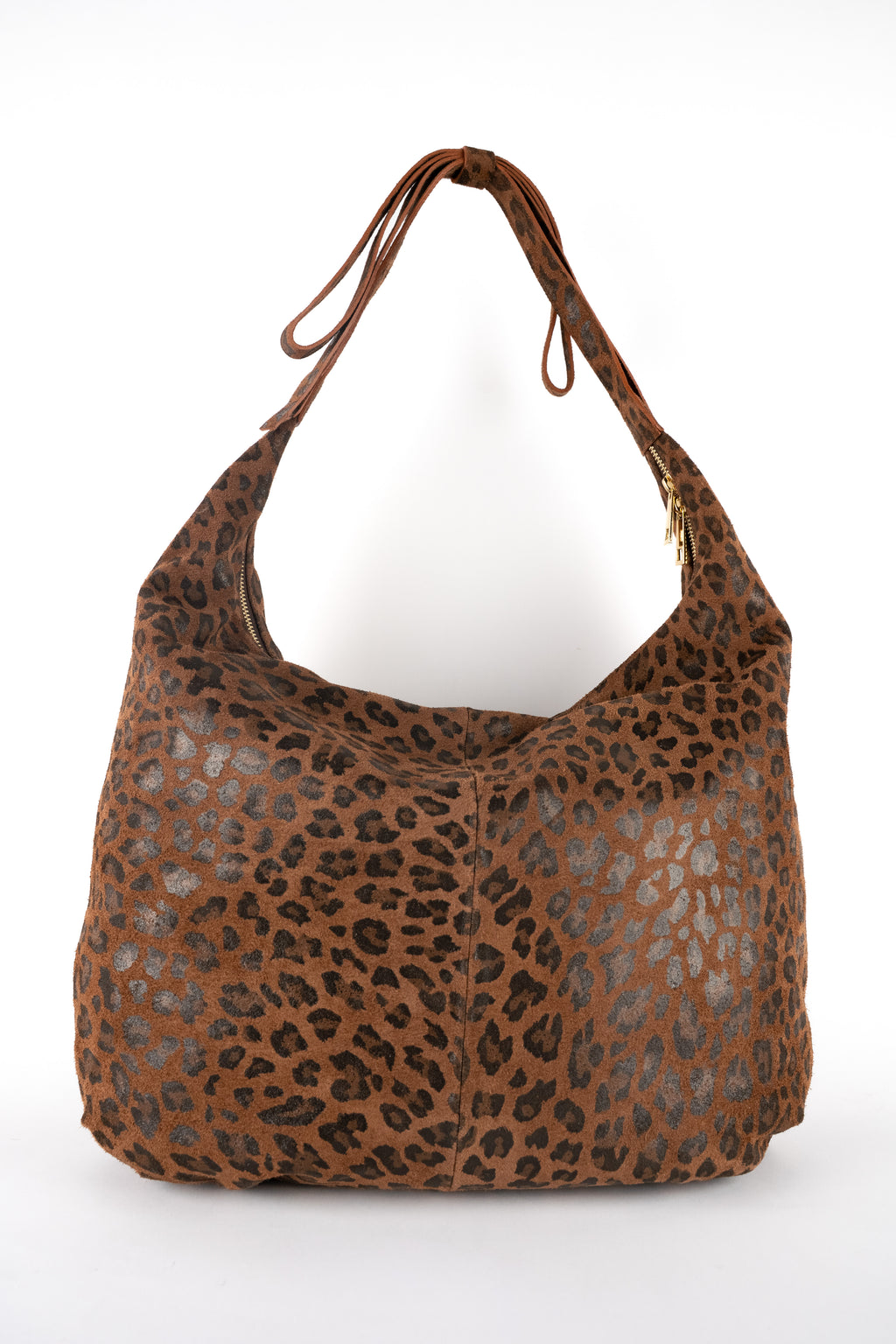 Sac Porte Epaule Kaelis - Motif Leopard Marrons