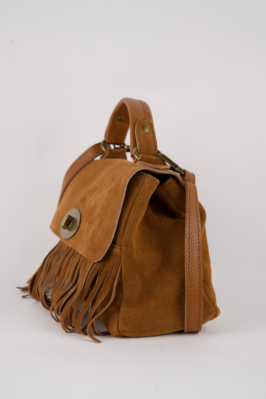 Bolso Bandolera - Louis Frange - Camel