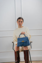 Bolso de hombro Louis Frange - Azul