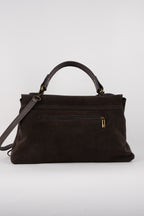 Bolso de Mano - Mick con Flecos - Moka