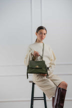 Bolso de Mano - Neva - Verde Botella
