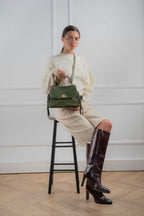 Bolso de Mano - Neva - Verde Botella