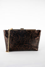 Sac À Bandouliere Norys - Motif Leopard Marrons