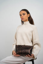Sac À Bandouliere Norys - Motif Leopard Marrons