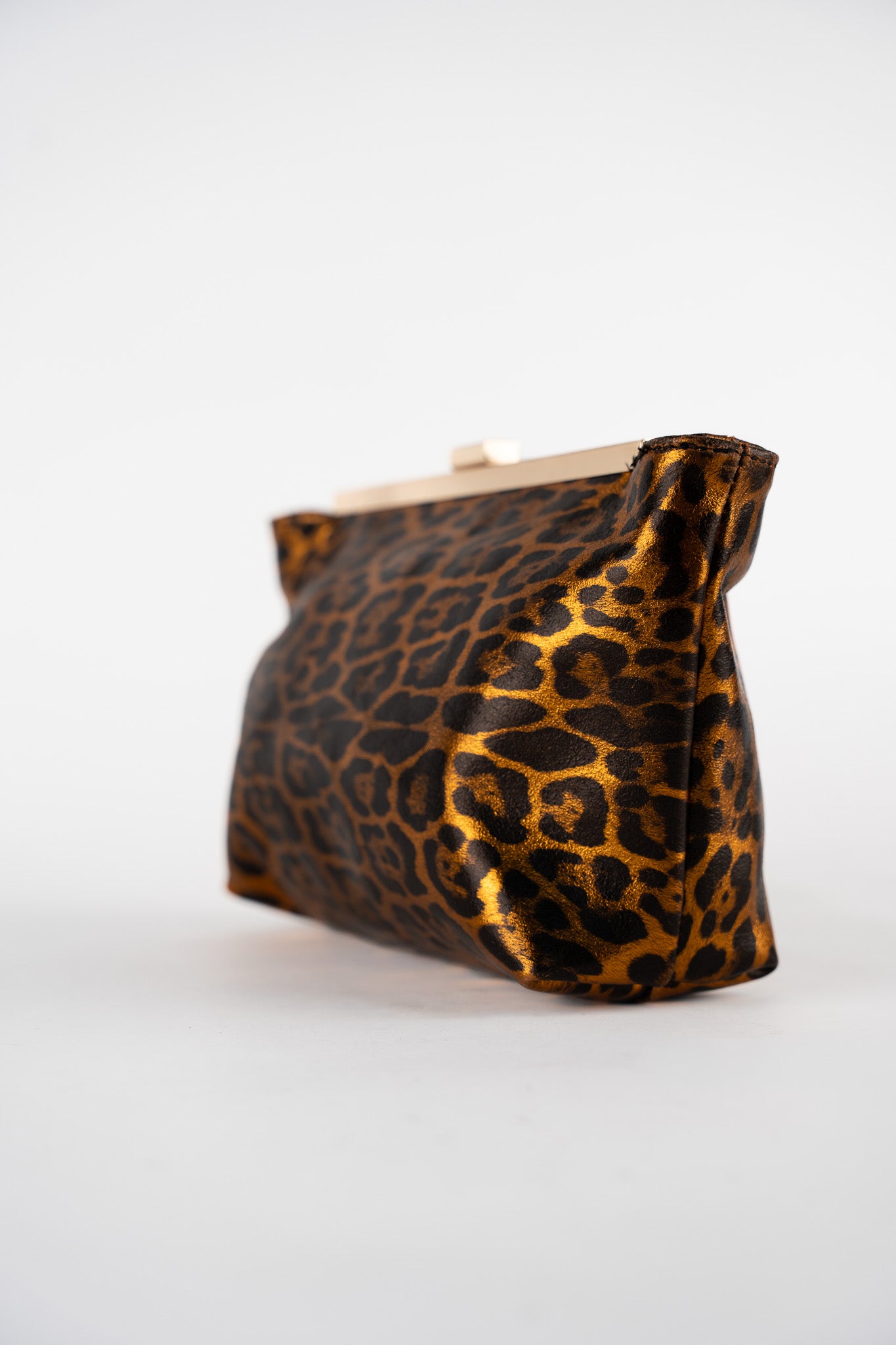 Sac À Bandouliere Norys - Motif Leopard Camel
