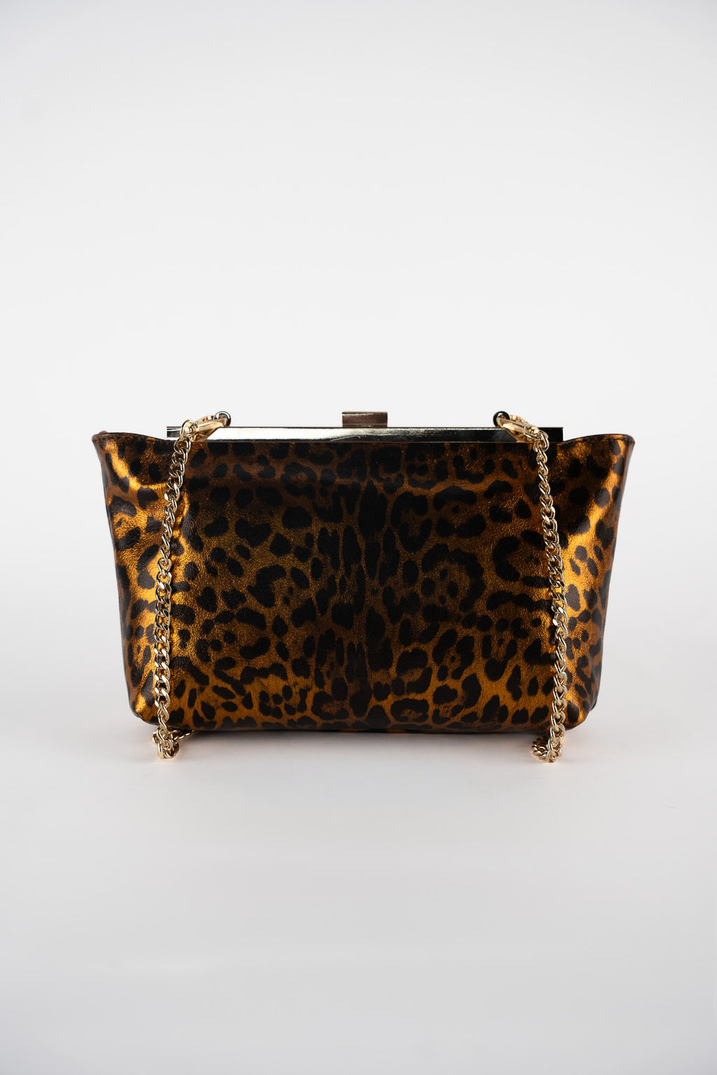 Sac À Bandouliere Norys - Motif Leopard Camel