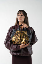 Rogue Shoulder Bag - Black Leopard Pattern