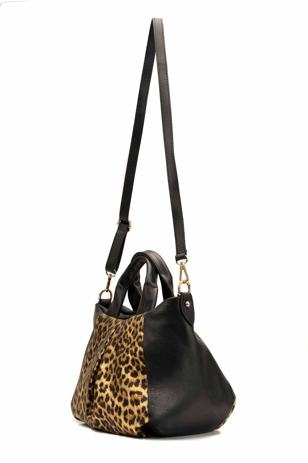 Rogue Shoulder Bag - Black Leopard Pattern