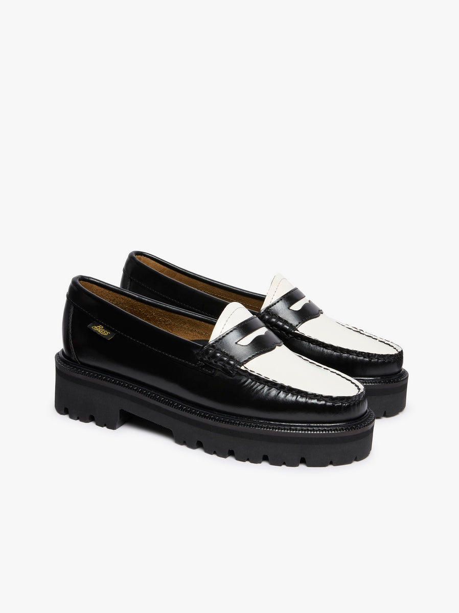Weejun Superlug Penny - Black & White