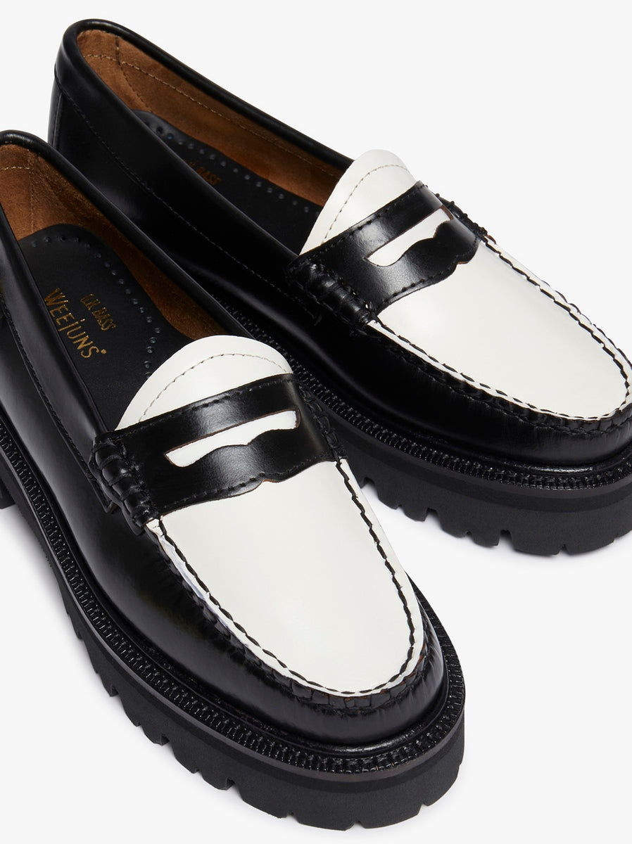 Weejun Superlug Penny - Black & White