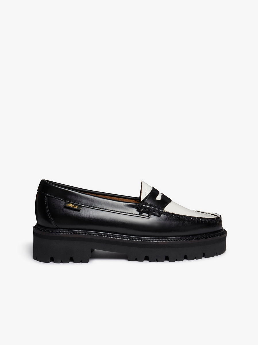 Weejun Superlug Penny - Black & White