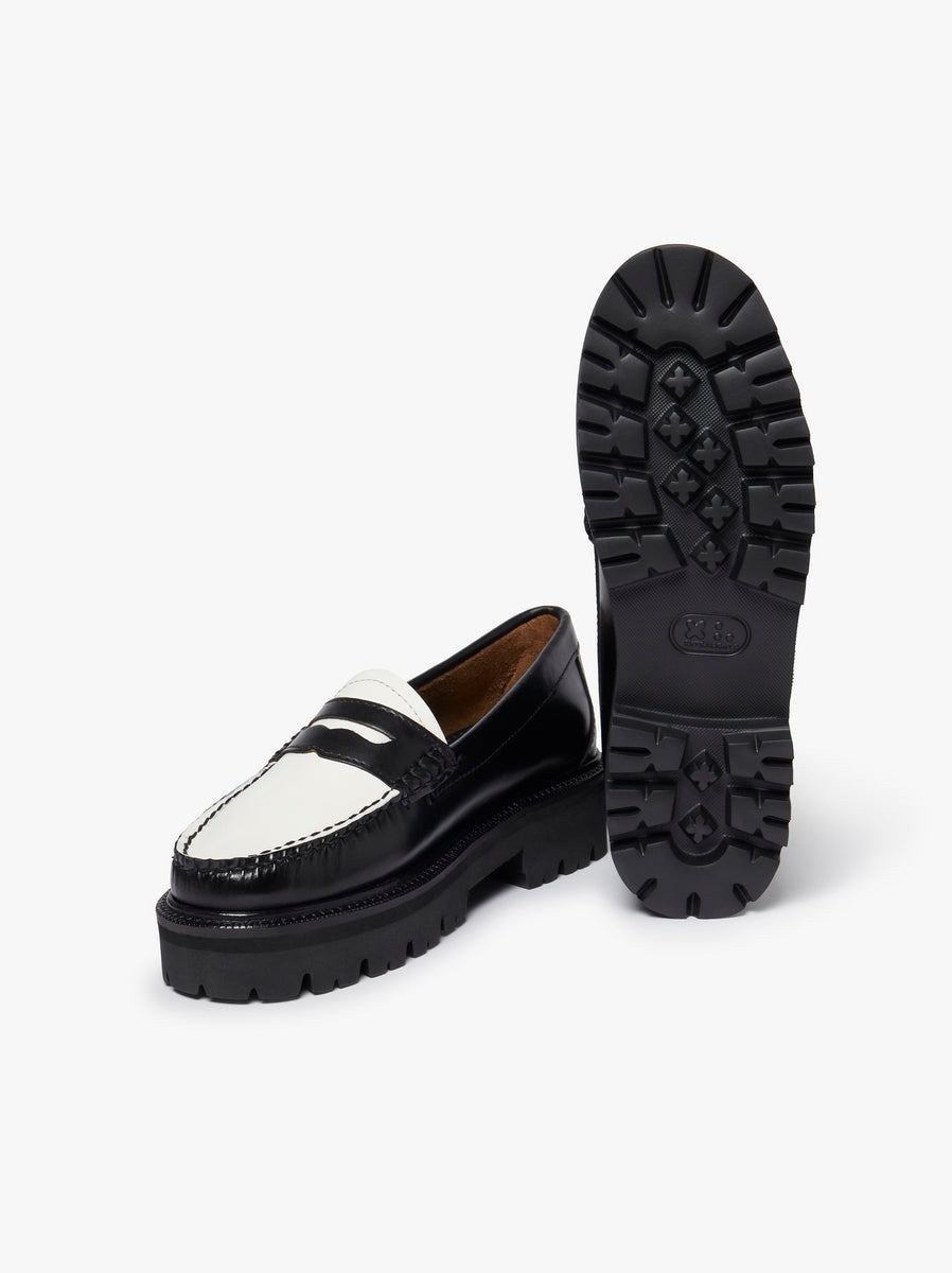 Weejun Superlug Penny - Black & White