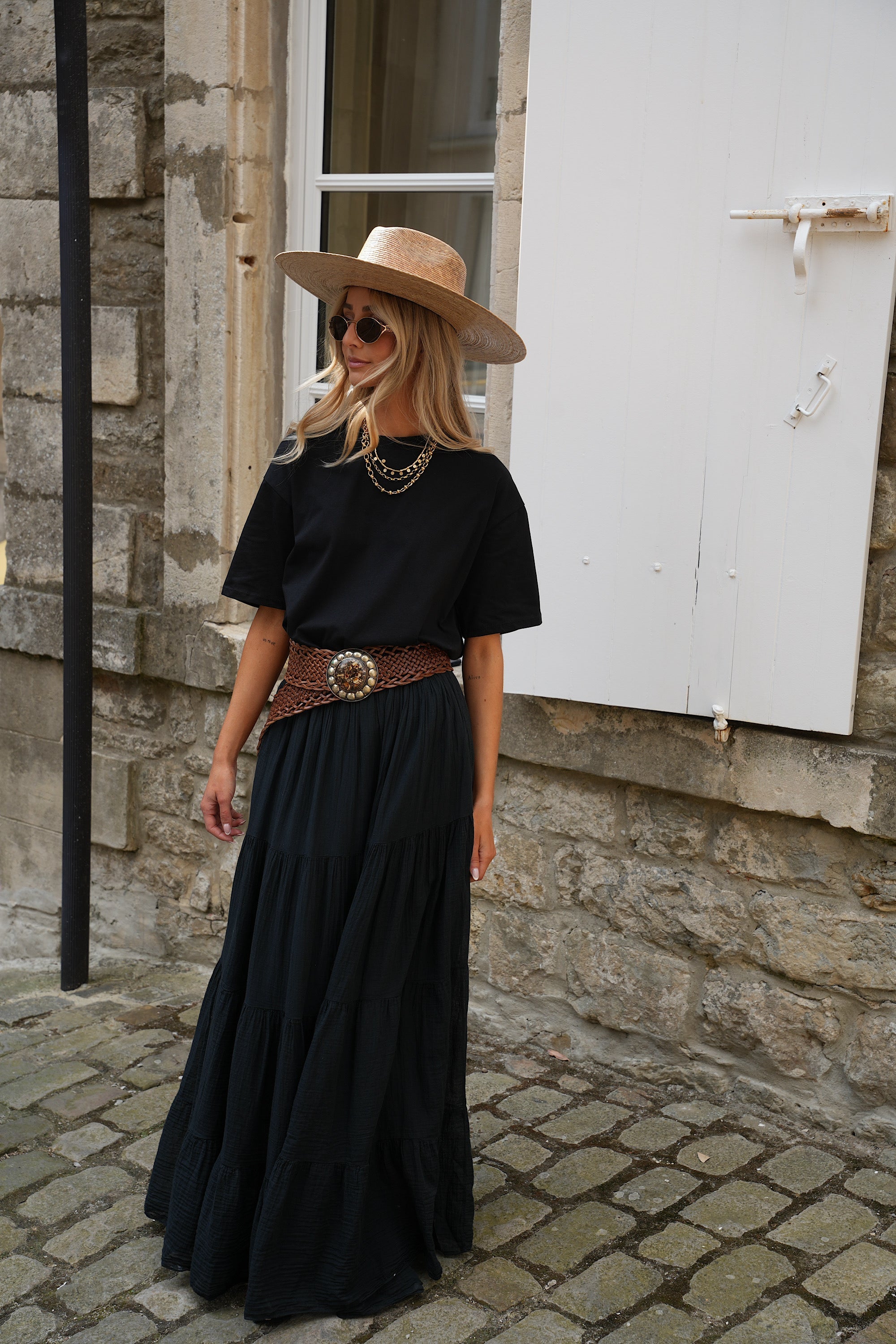 Chloé Long Skirt - Black