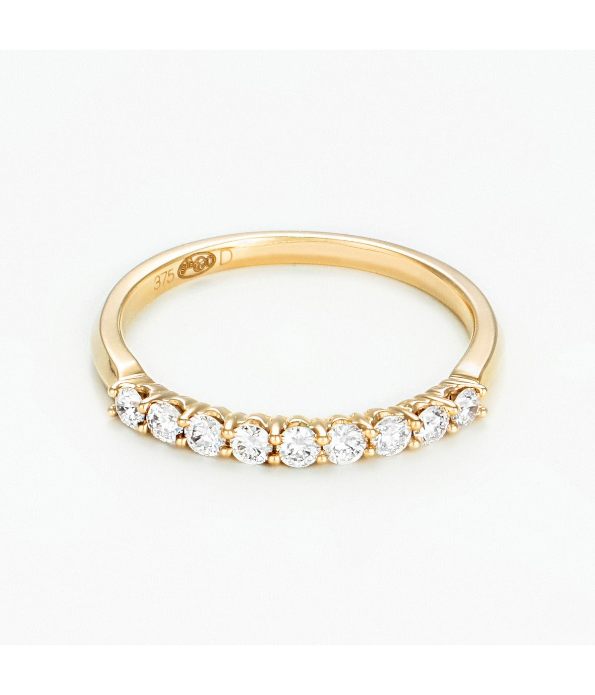 "Only You" Ring 0.33Ct Diamonds 0.33Ct/9 - 375/1000 Yellow Gold