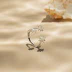 Bague "Bouquet Glacé" D0,20/55 - Or Blanc