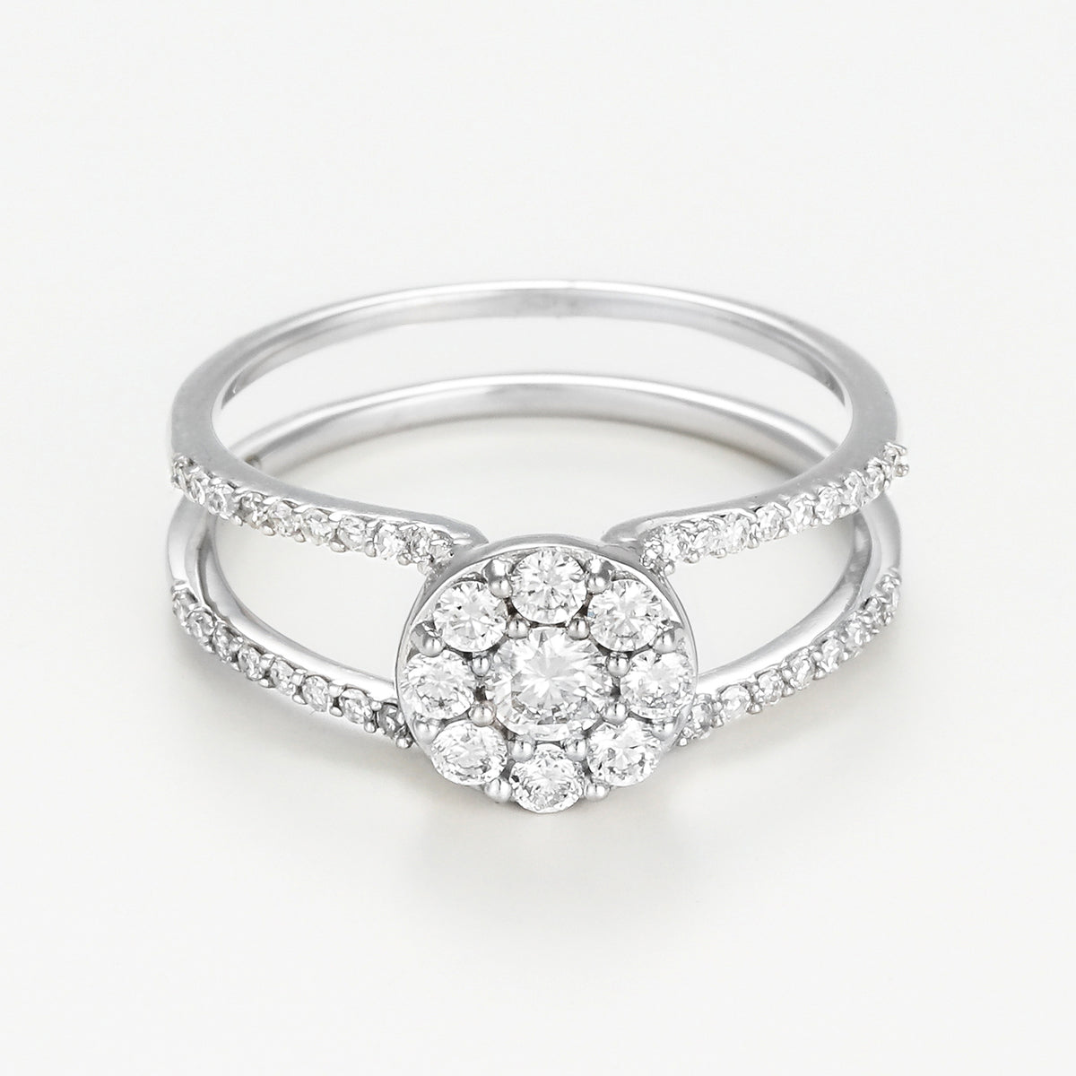 Bague Duo Emboité "Duo Magique" D0,64Ct/108
