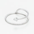Bague Diamants "San Diego" D 0,15/43 - Or Blanc