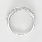 Ring “Entrelacs Eternel” Diamonds D0.18Ct/36 – White Gold