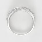 Ring “Entrelacs Eternel” Diamonds D0.18Ct/36 – White Gold
