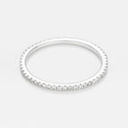 Anillo "Belle Alliance Full Tour" Diamantes 0.16Ct/54 - Oro blanco 375/1000