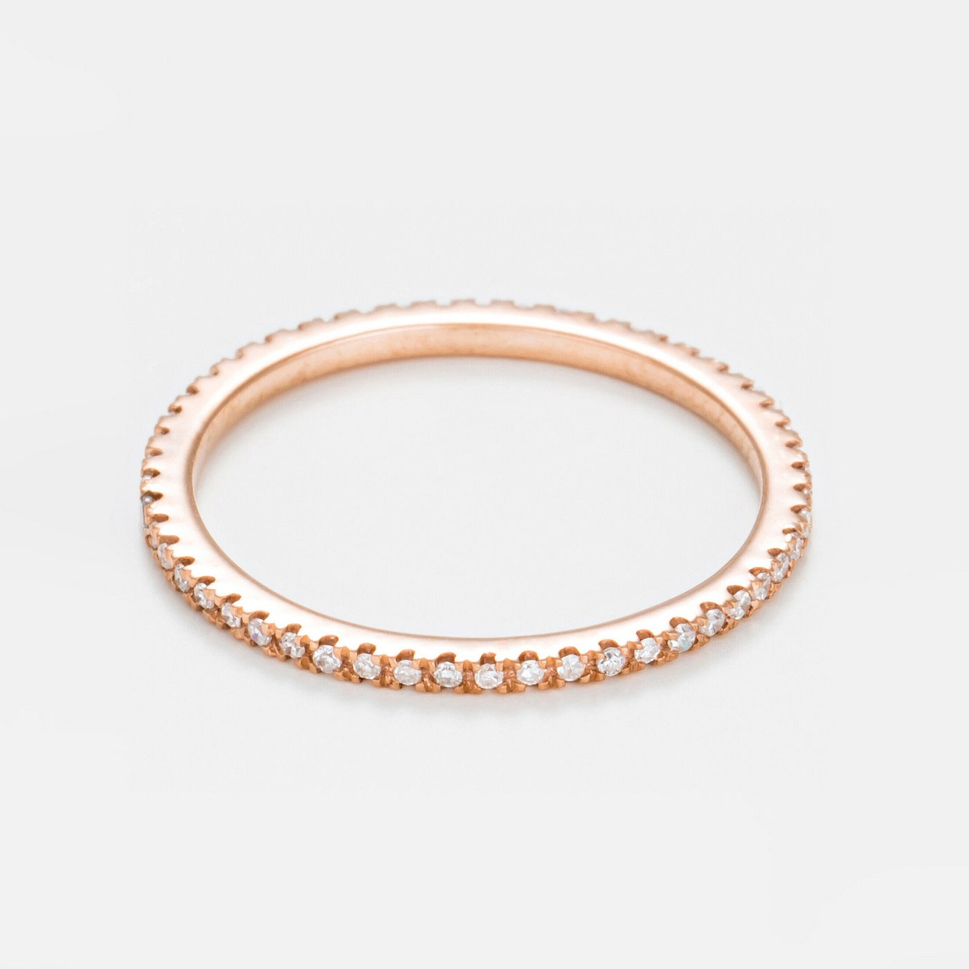 Ring "Belle Alliance Tour Complet" D0.16Ct/54 - 375/1000 Rose Gold