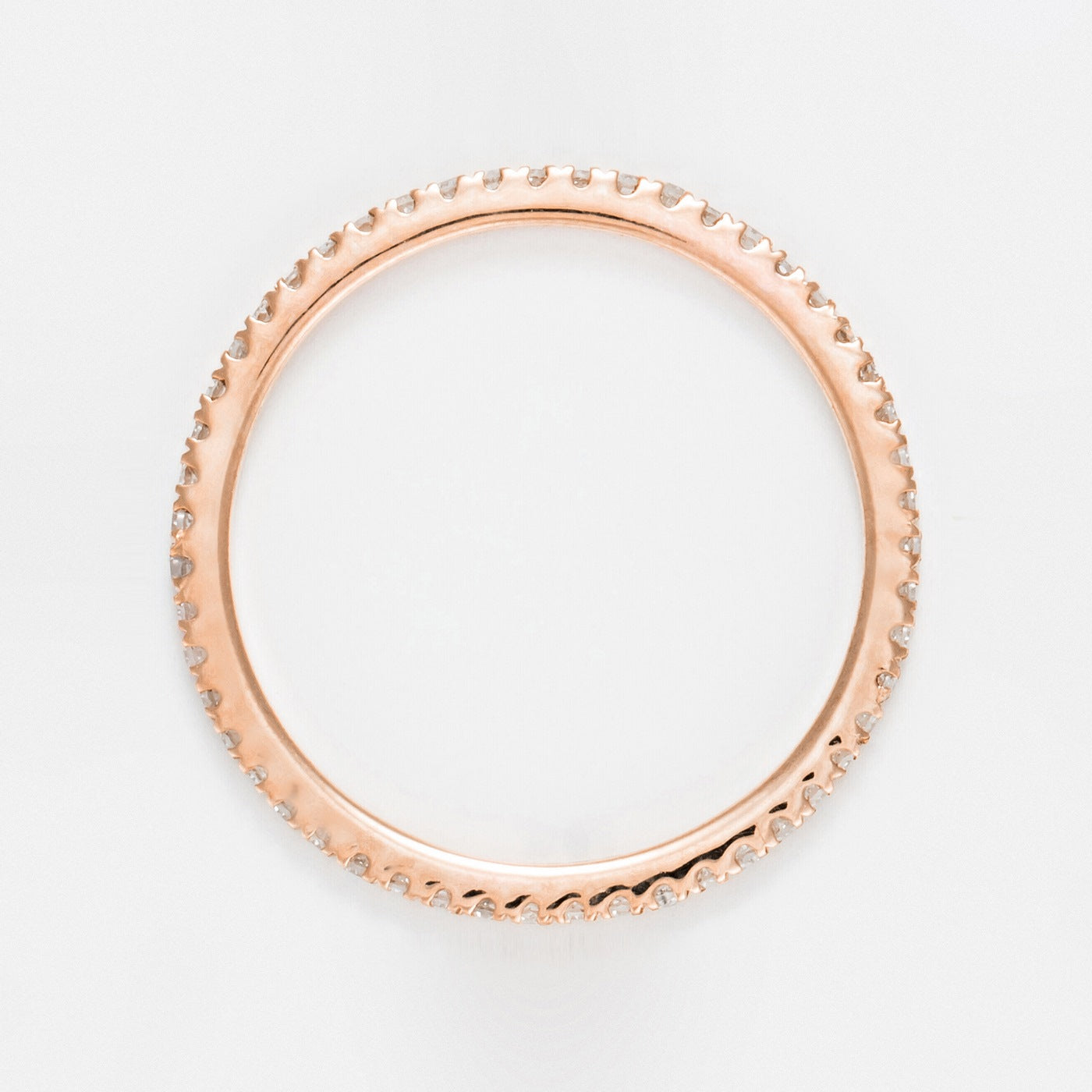 Ring "Belle Alliance Tour Complet" D0.16Ct/54 - 375/1000 Rose Gold