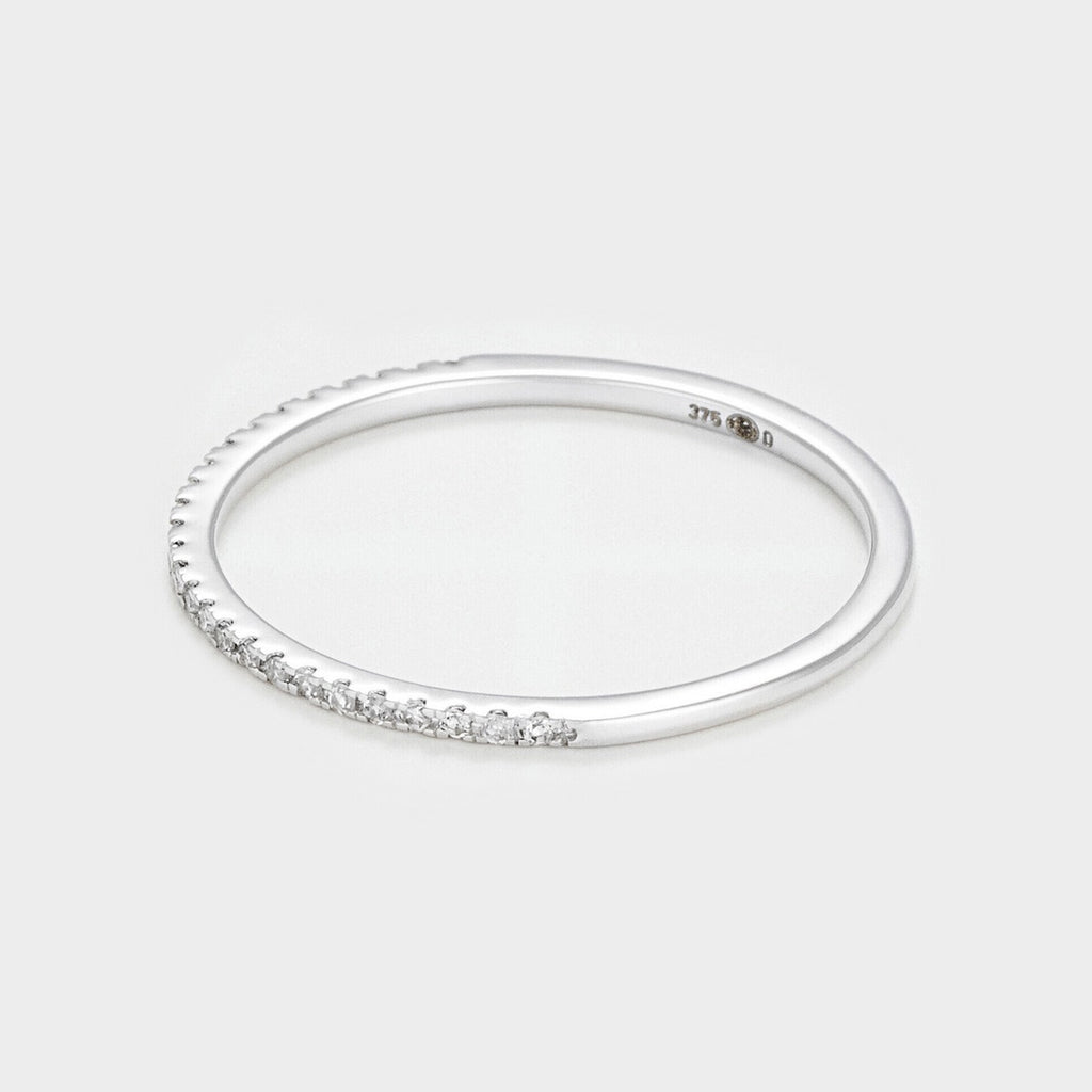 Bague "Belle Alliance" Diamants 0,08Ct/28 - Or Blanc
