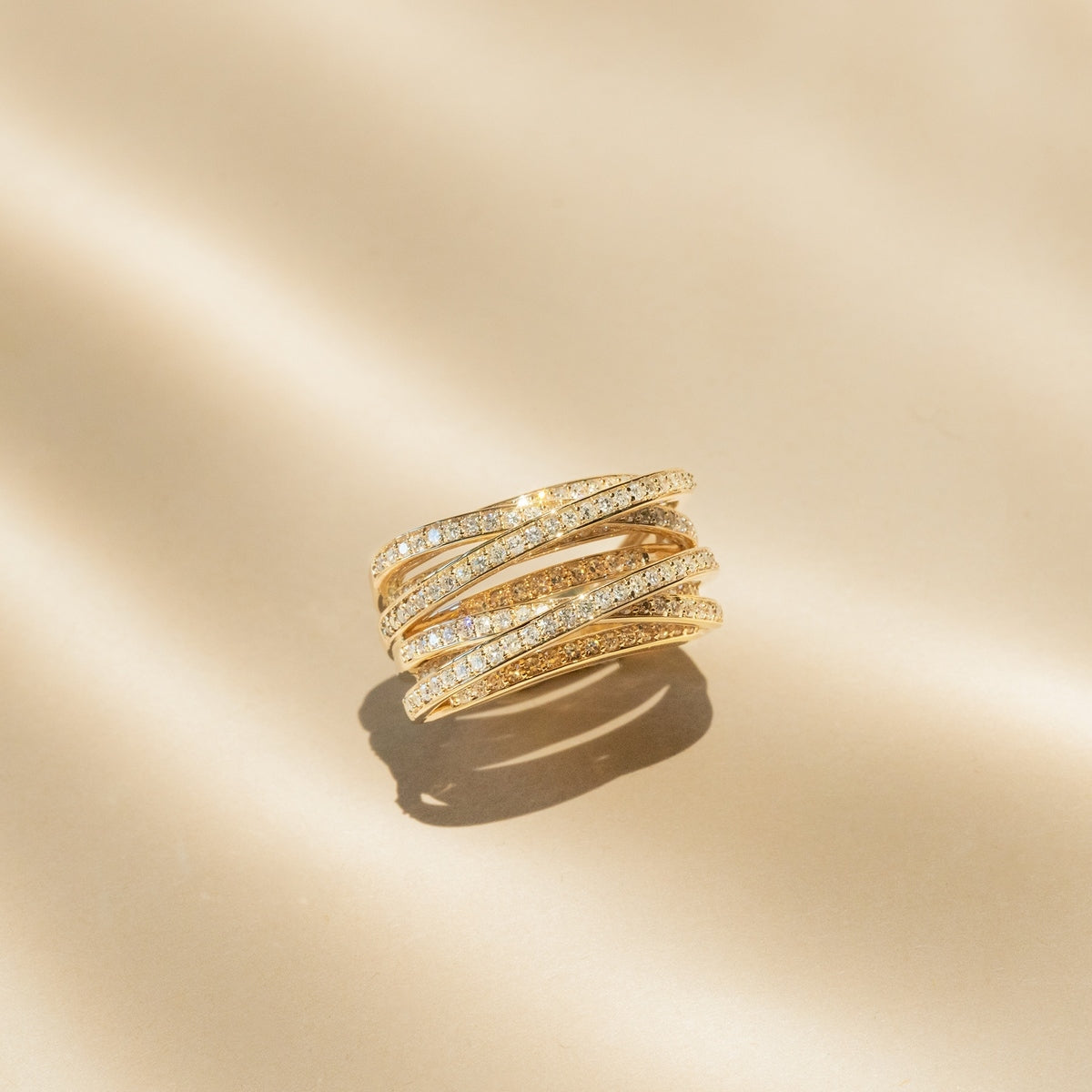 Bague "New Entrelacs Candides" Diamants : 0,99Ct/165