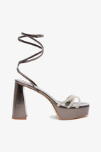Babsy Crystal Platform Sandals - Licorice - Women