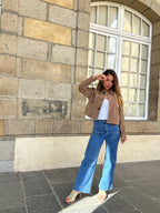 Veste effet daim Aline