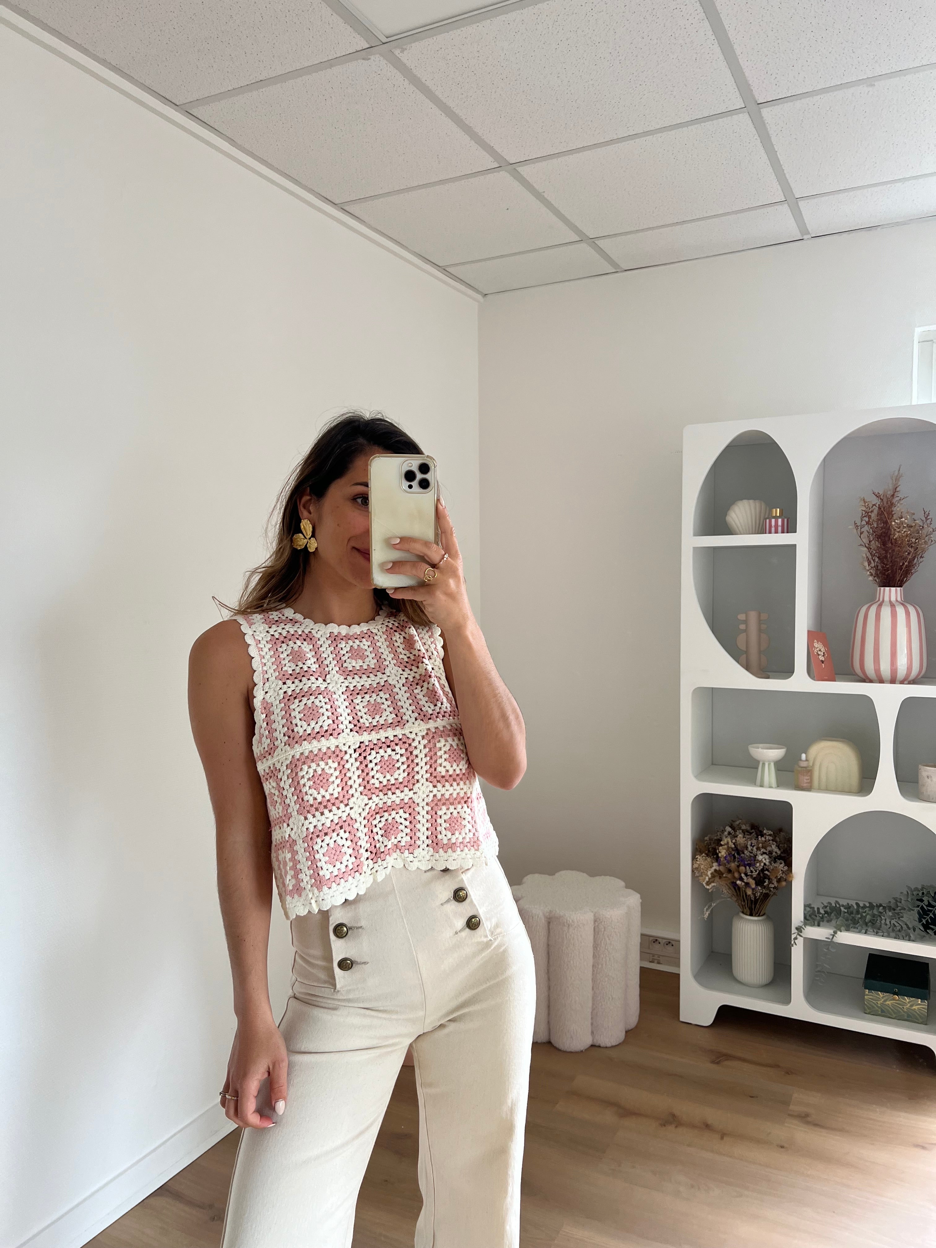 Victorine Jeans Beige