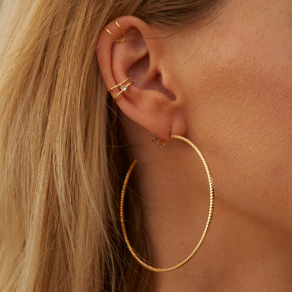 Mini 1 Gold Earring