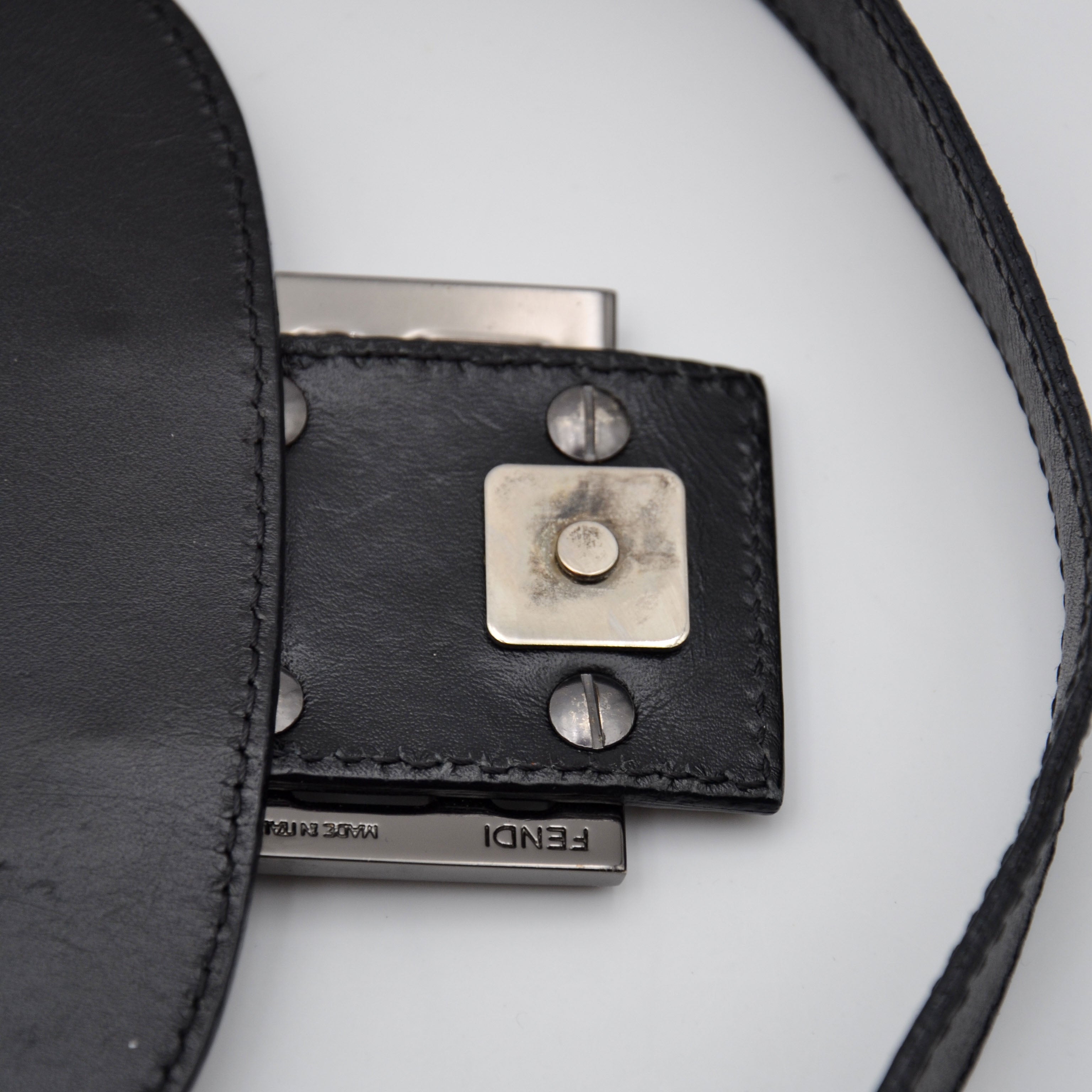 Fendi Vintage Zucchino Canvas Baguette Bag
