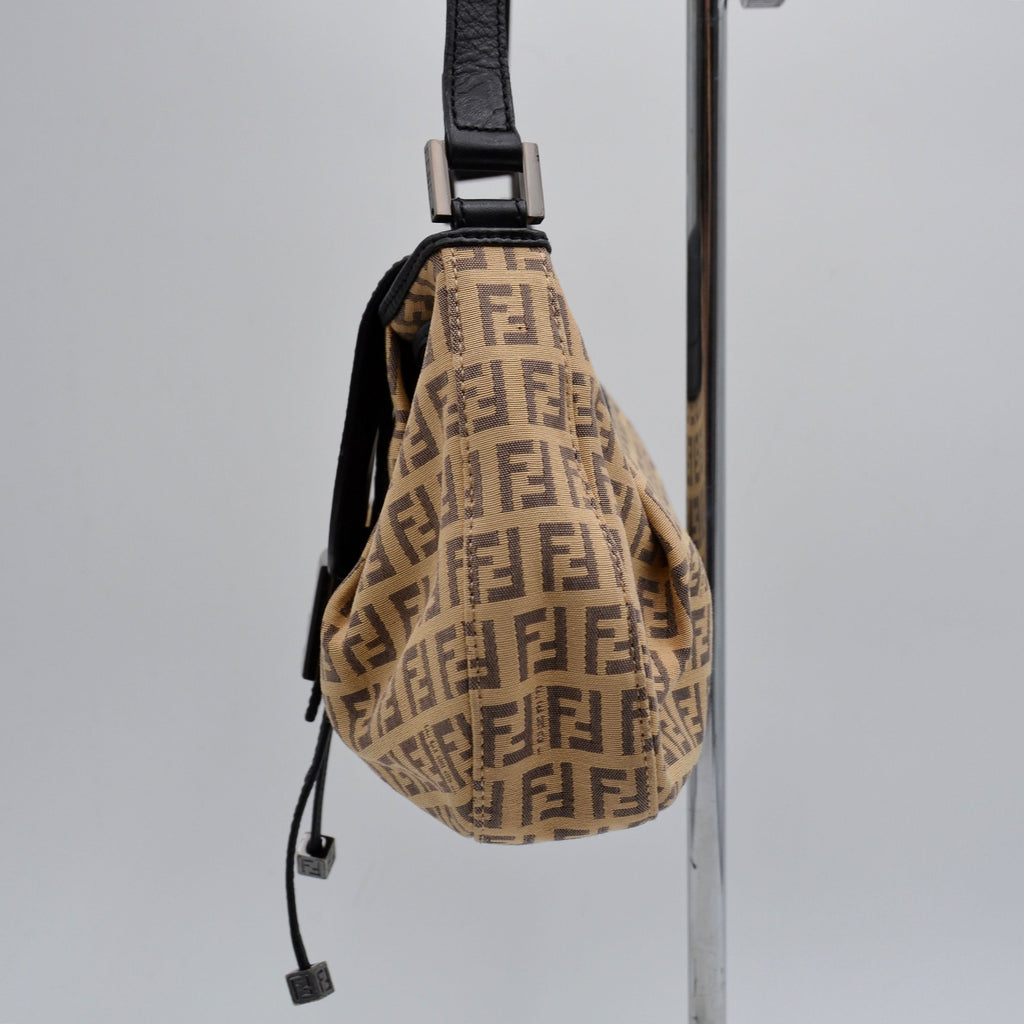 Fendi Vintage Zucchino Canvas Baguette Bag