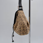 Fendi Vintage Zucchino Canvas Baguette Bag