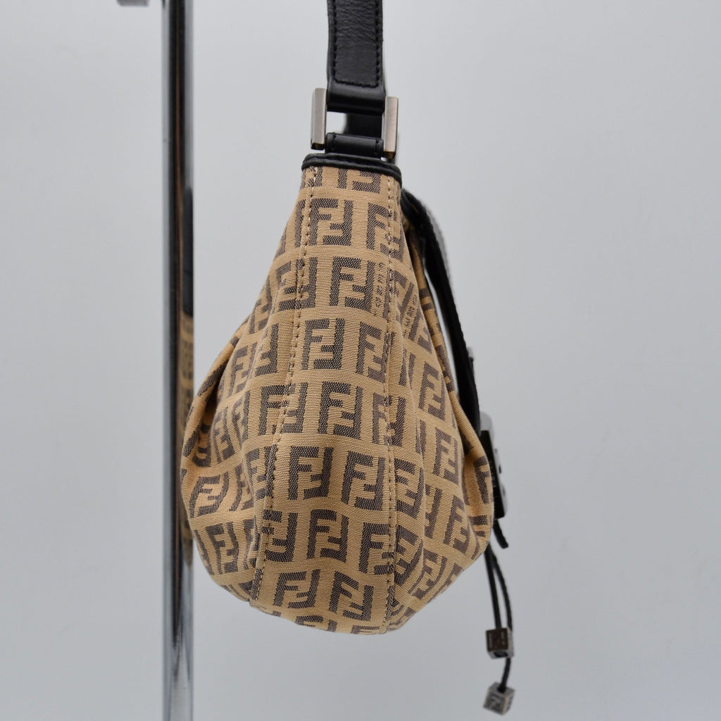 Fendi Vintage Zucchino Canvas Baguette Bag